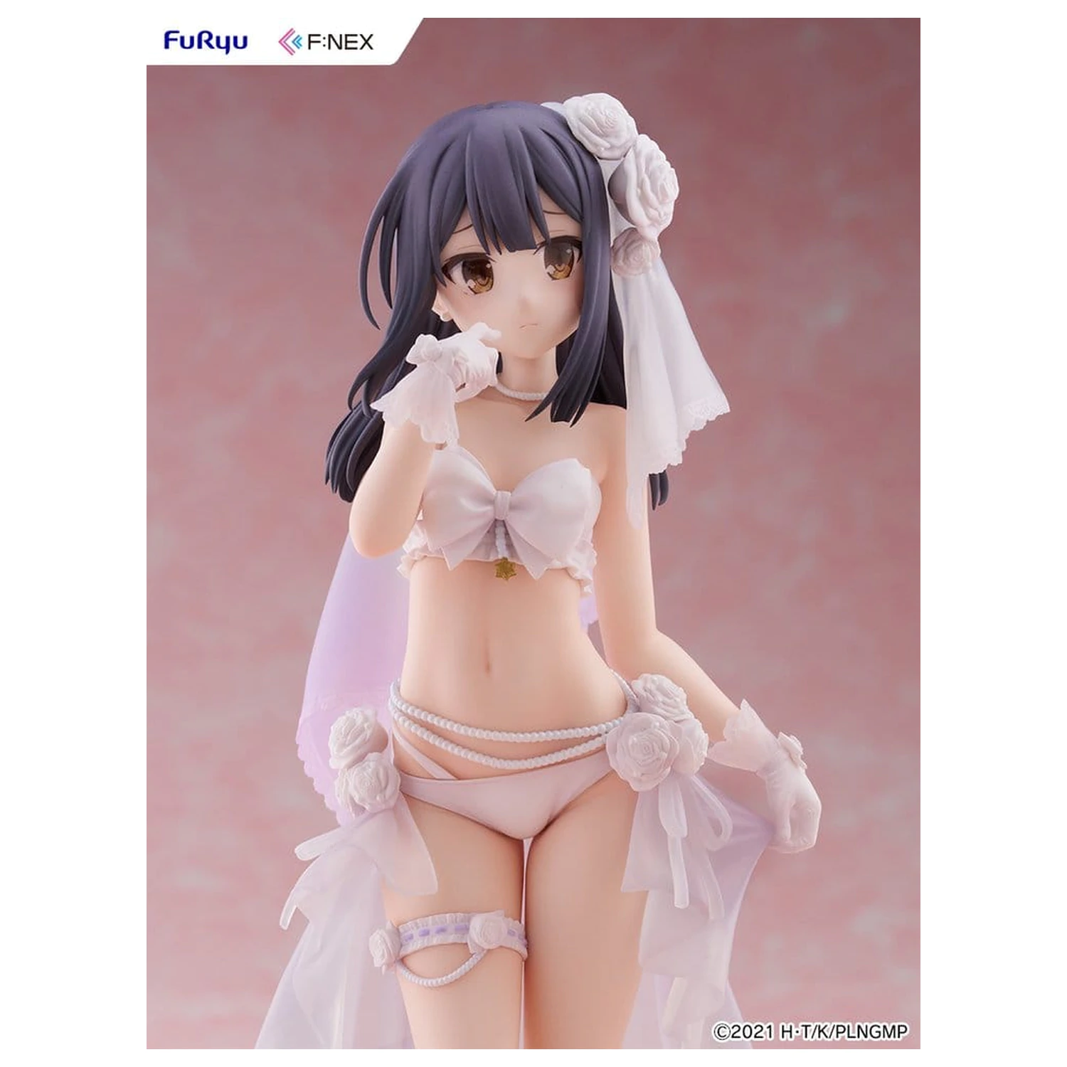 Fate/kaleid liner Prisma Illya: Licht - The Nameless Girl F:NEX PVC Figurka 1/7 Miyu Edelfelt Wedding Swimsuit Ver. 21 cm fotografii produktu