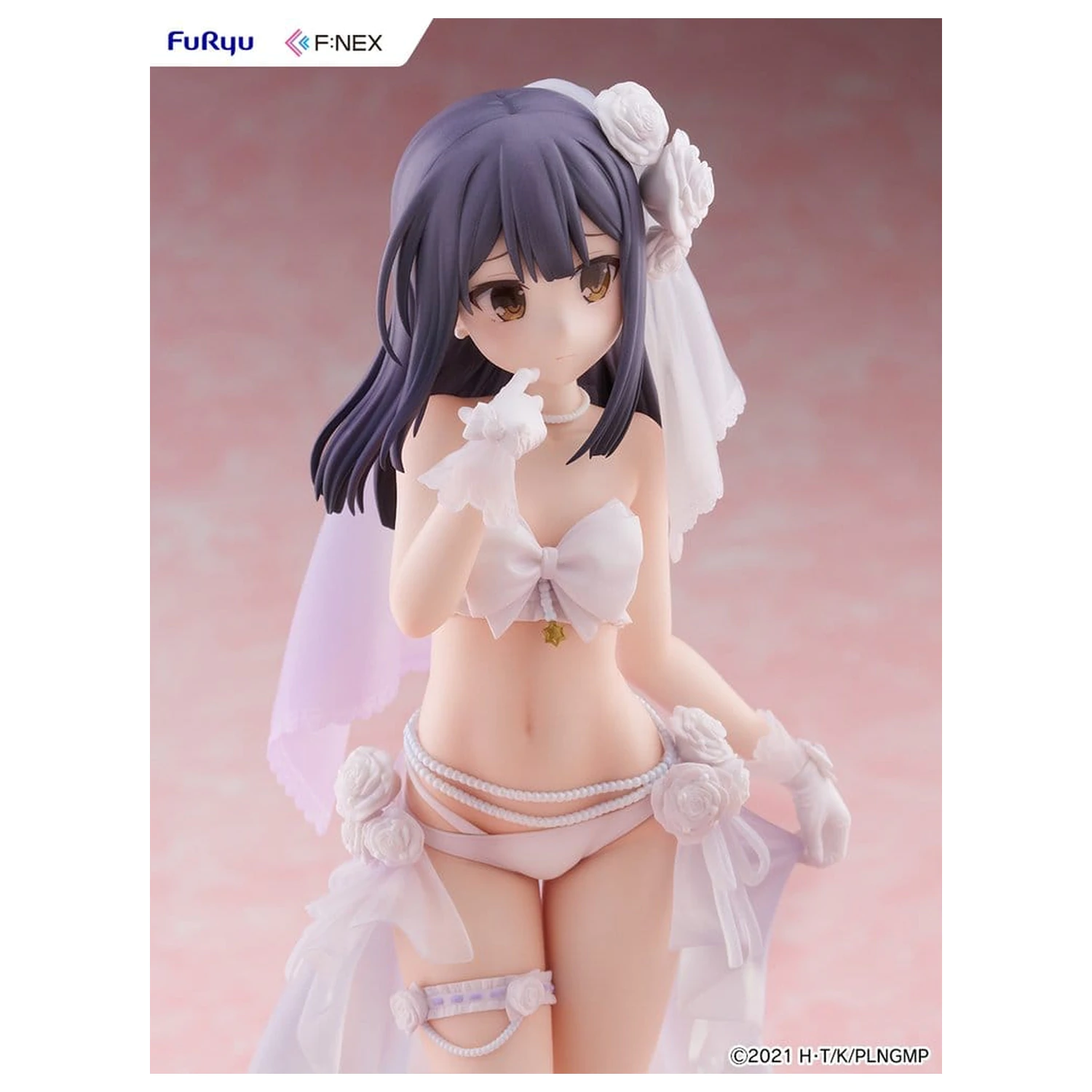 Fate/kaleid liner Prisma Illya: Licht - The Nameless Girl F:NEX PVC Figurka 1/7 Miyu Edelfelt Wedding Swimsuit Ver. 21 cm fotografii produktu