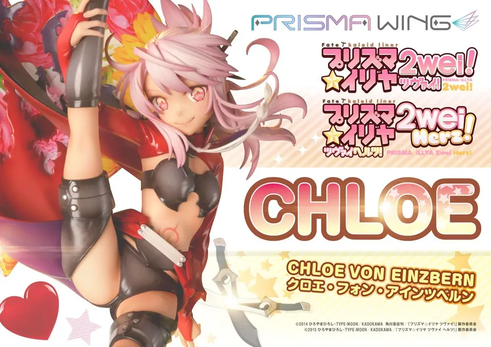 Fate/kaleid liner Prisma Illya Prisma Wing PVC soška 1/7 Chloe von Einzbern 20 cm fotografii produktu