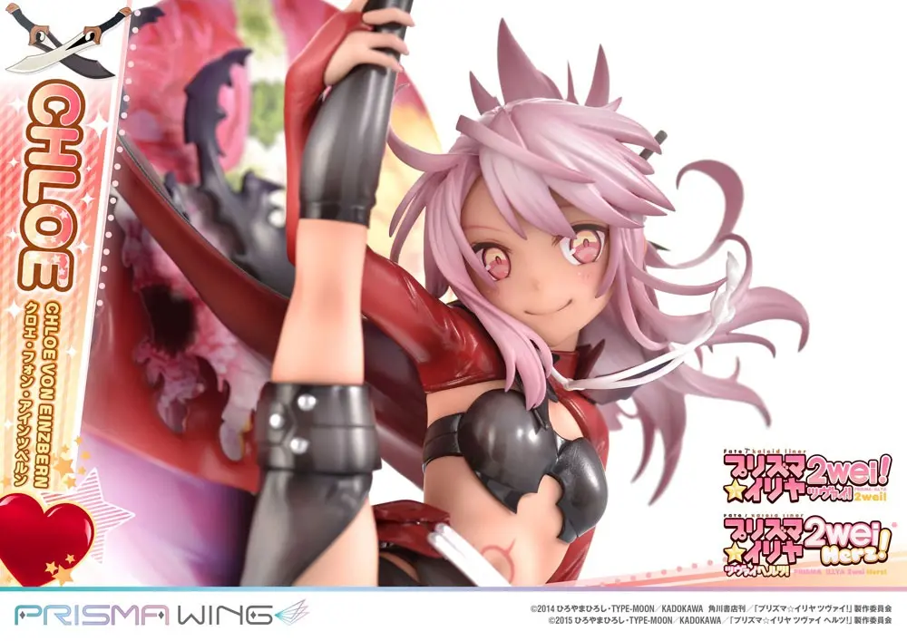 Fate/kaleid liner Prisma Illya Prisma Wing PVC soška 1/7 Chloe von Einzbern 20 cm fotografii produktu