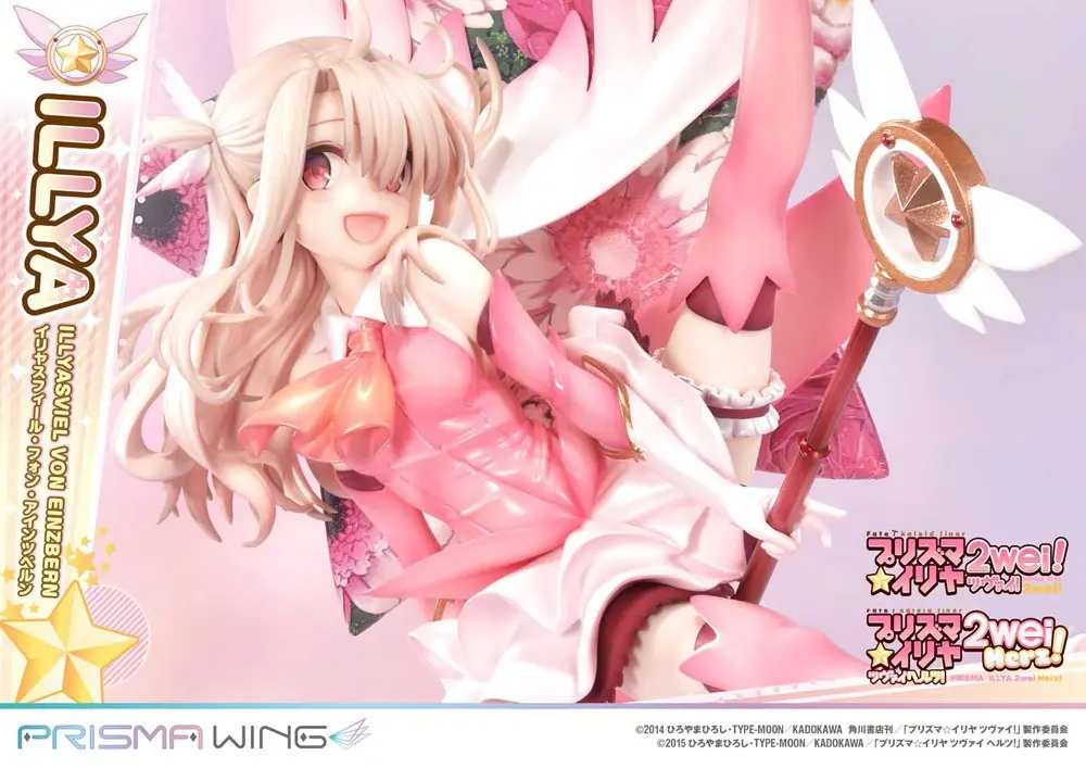 Fate Prisma Wing PVC soška 1/7 Illyasviel von Einzbern Bonus verze 20 cm fotografii produktu