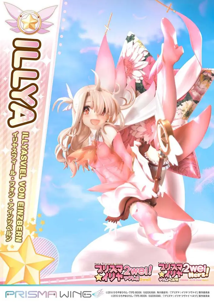 Fate Prisma Wing PVC soška 1/7 Illyasviel von Einzbern Bonus verze 20 cm fotografii produktu