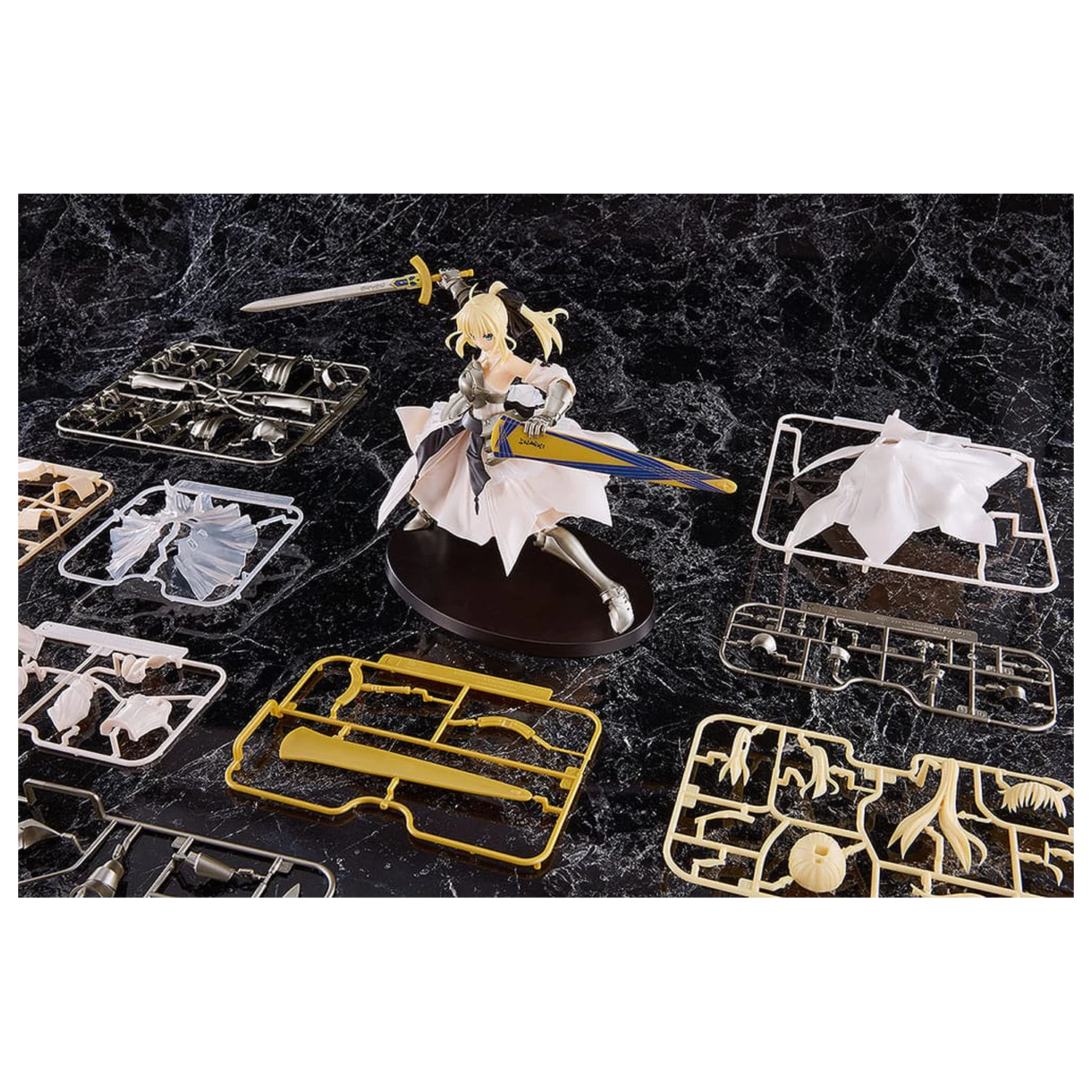 Fate/Stay Night Plamatea plastový model Kit Reincarnation Saber Lily Distant Avalon 20 cm fotografii produktu
