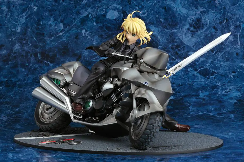 Fate/Zero Socha 1/8 Saber & Saber Motored Cuirassier (re-run) 16 cm fotografii produktu