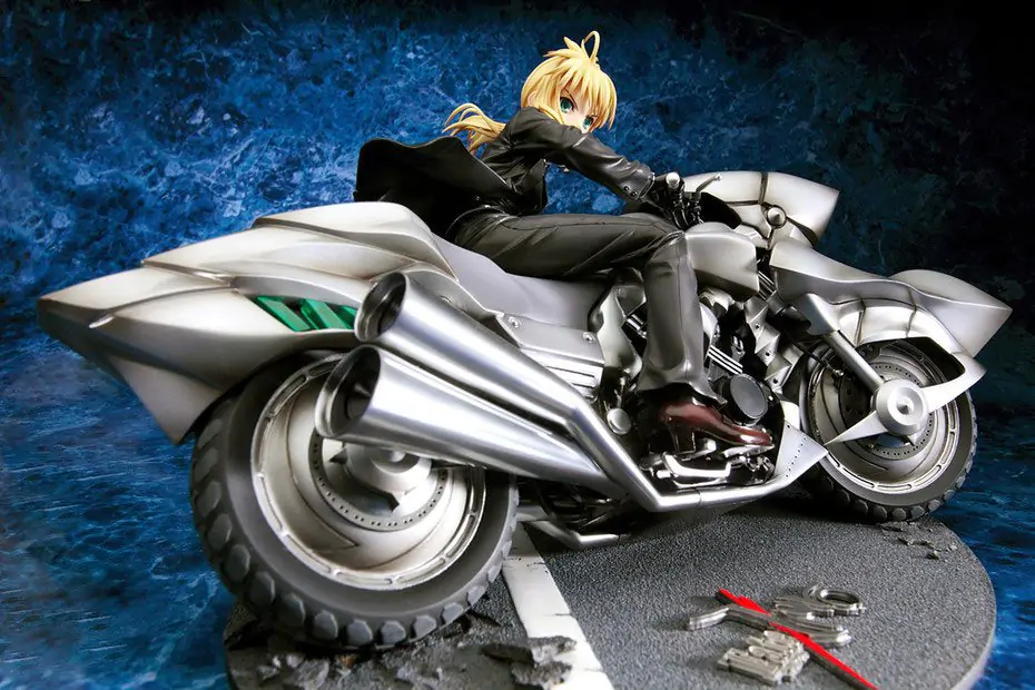 Fate/Zero Socha 1/8 Saber & Saber Motored Cuirassier (re-run) 16 cm fotografii produktu