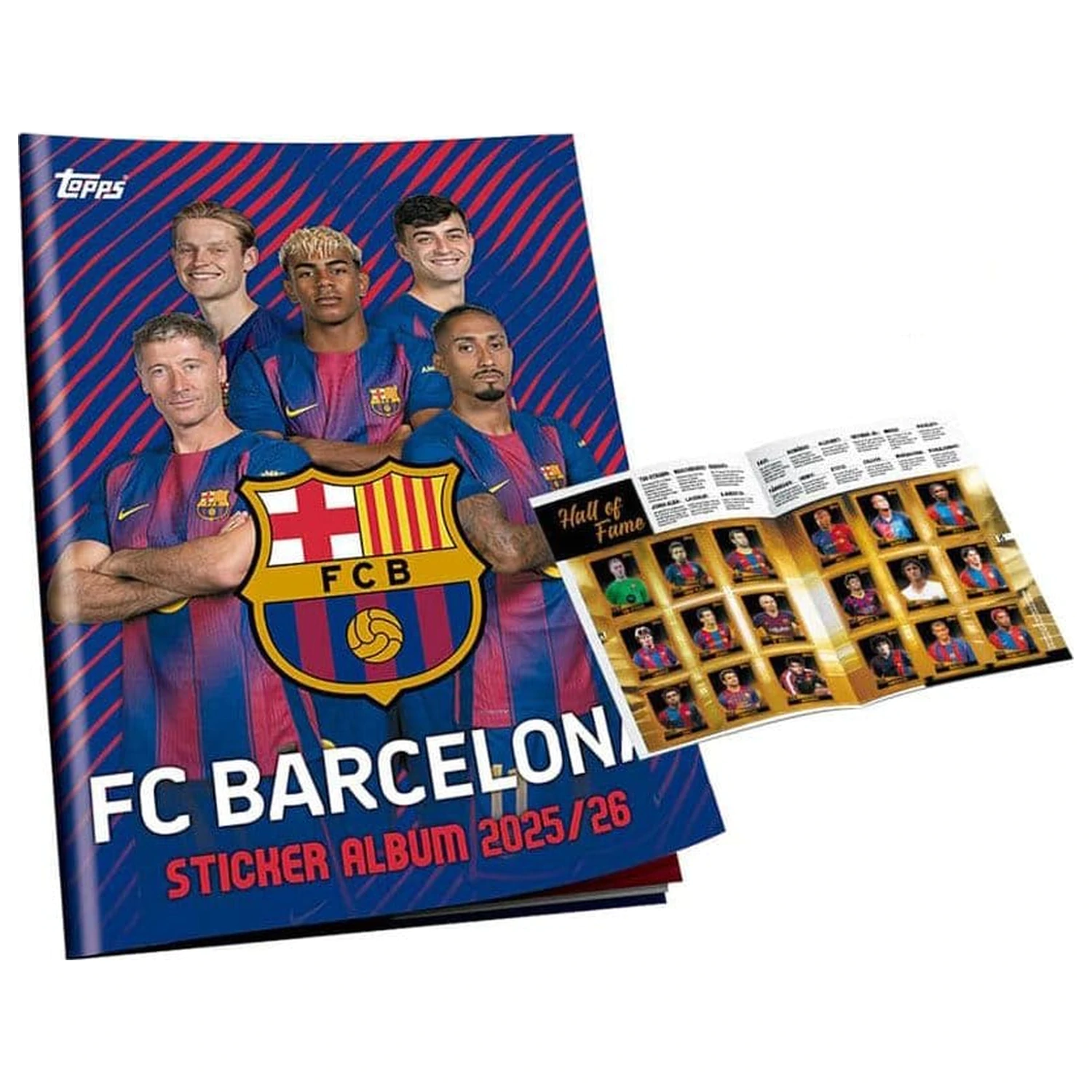 FC Barcelona 2025/26 Sada alba pro sbírku samolepek fotografii produktu