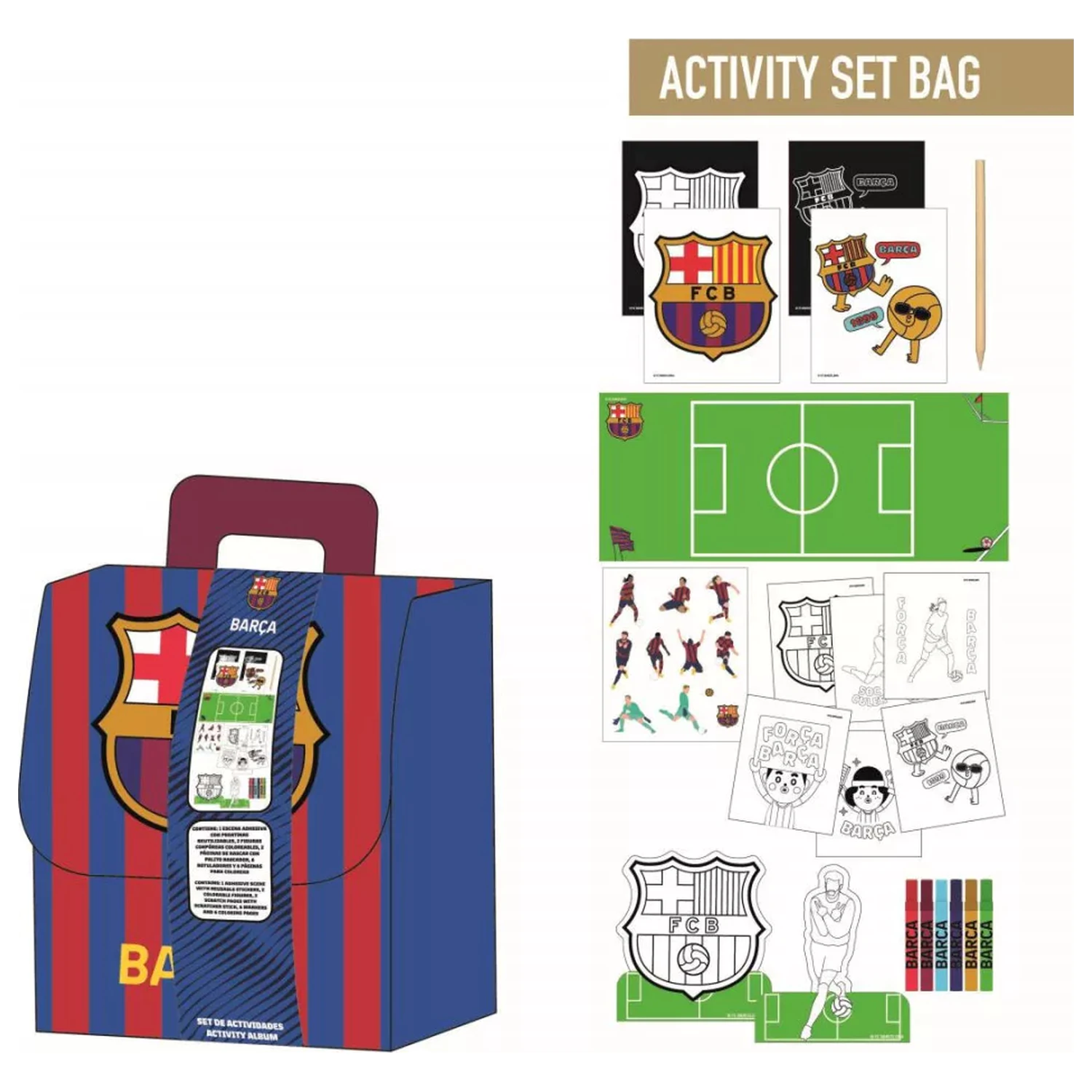 FC Barcelona Batoh Vybarvovací a aktivity album fotografii produktu