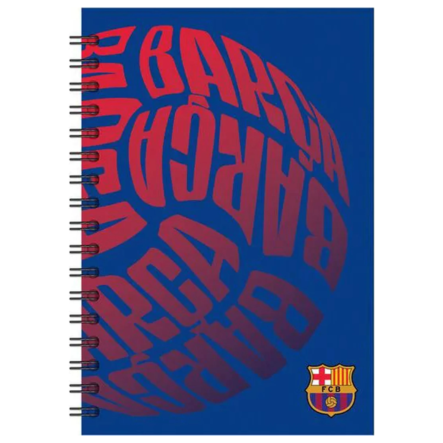 FC Barcelona míč B/5 linkovaný spirálový sešit 70 listů fotografii produktu