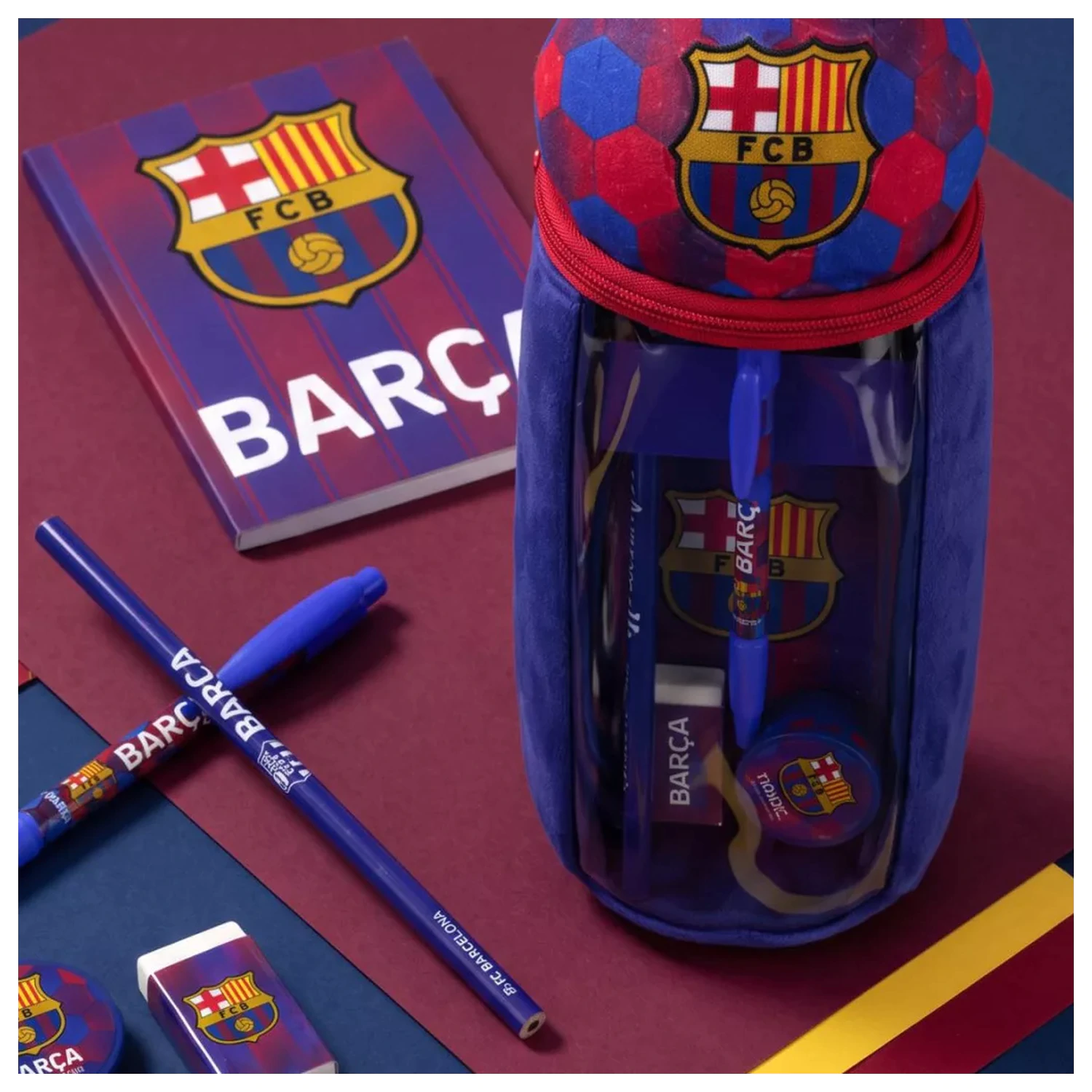 FC Barcelona plyšový penál fotografii produktu