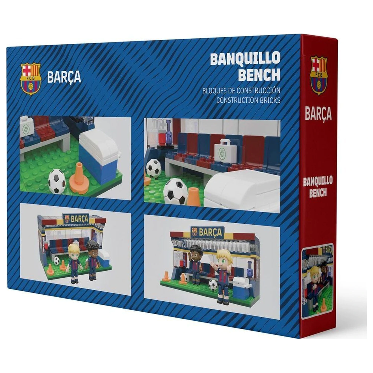 Sada lavičky FC Barcelona s figurkami 226 ks fotografii produktu