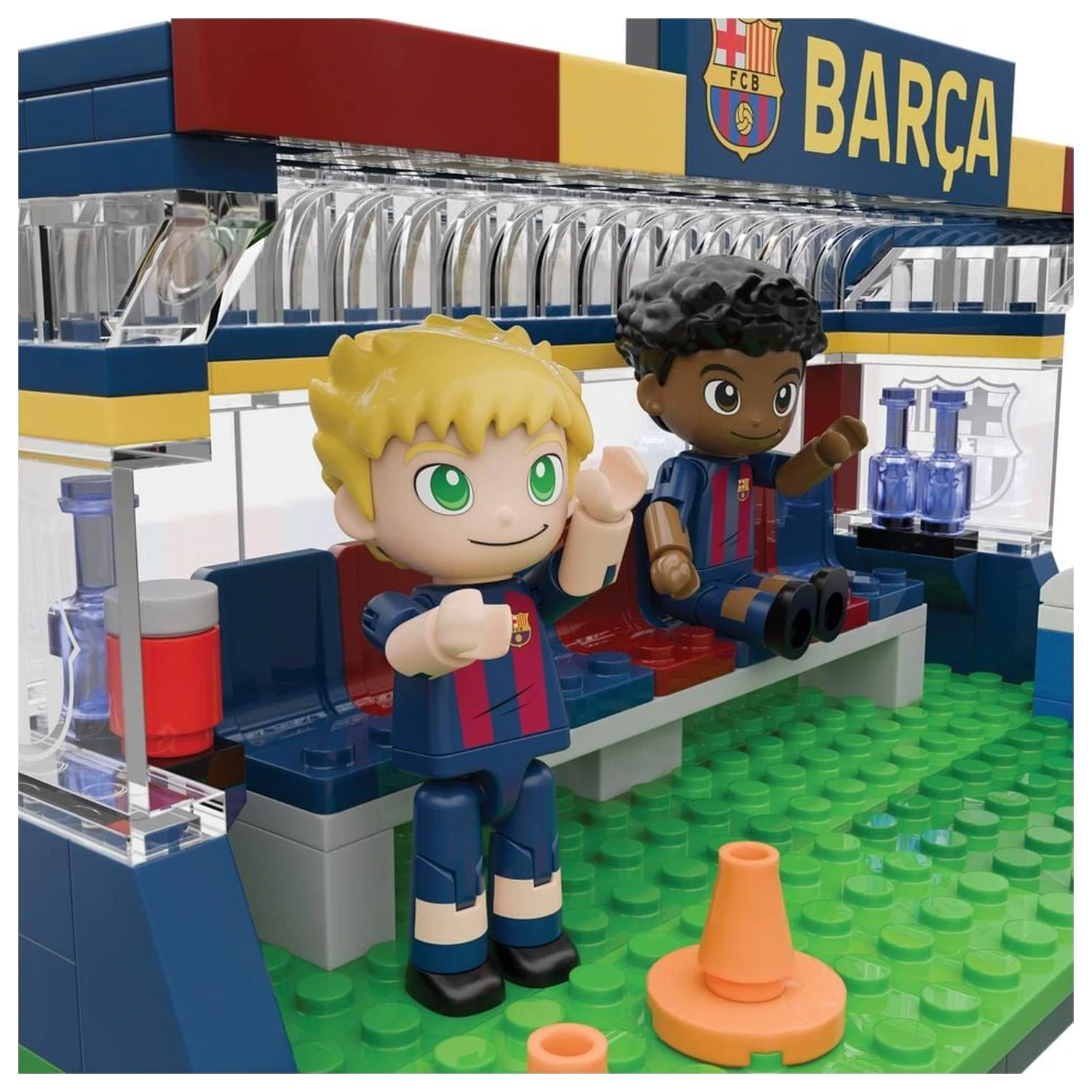 Sada lavičky FC Barcelona s figurkami 226 ks fotografii produktu