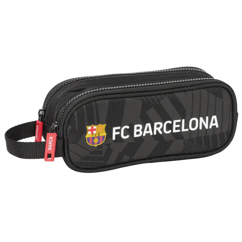 Černý dvojitý penál FC Barcelona fotografii produktu
