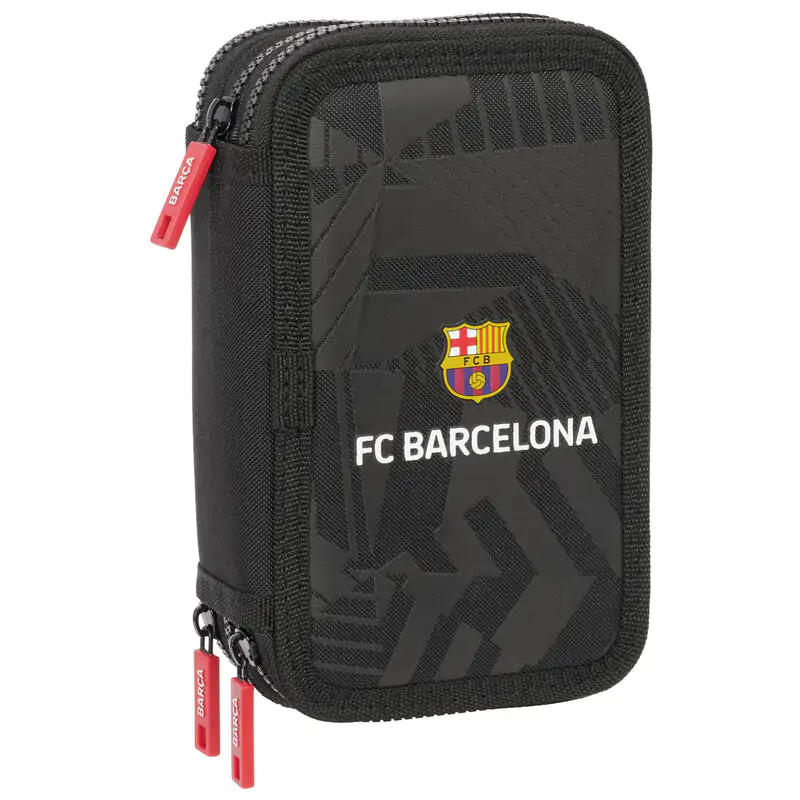 FC Barcelona Černý trojitý penál 37ks fotografii produktu