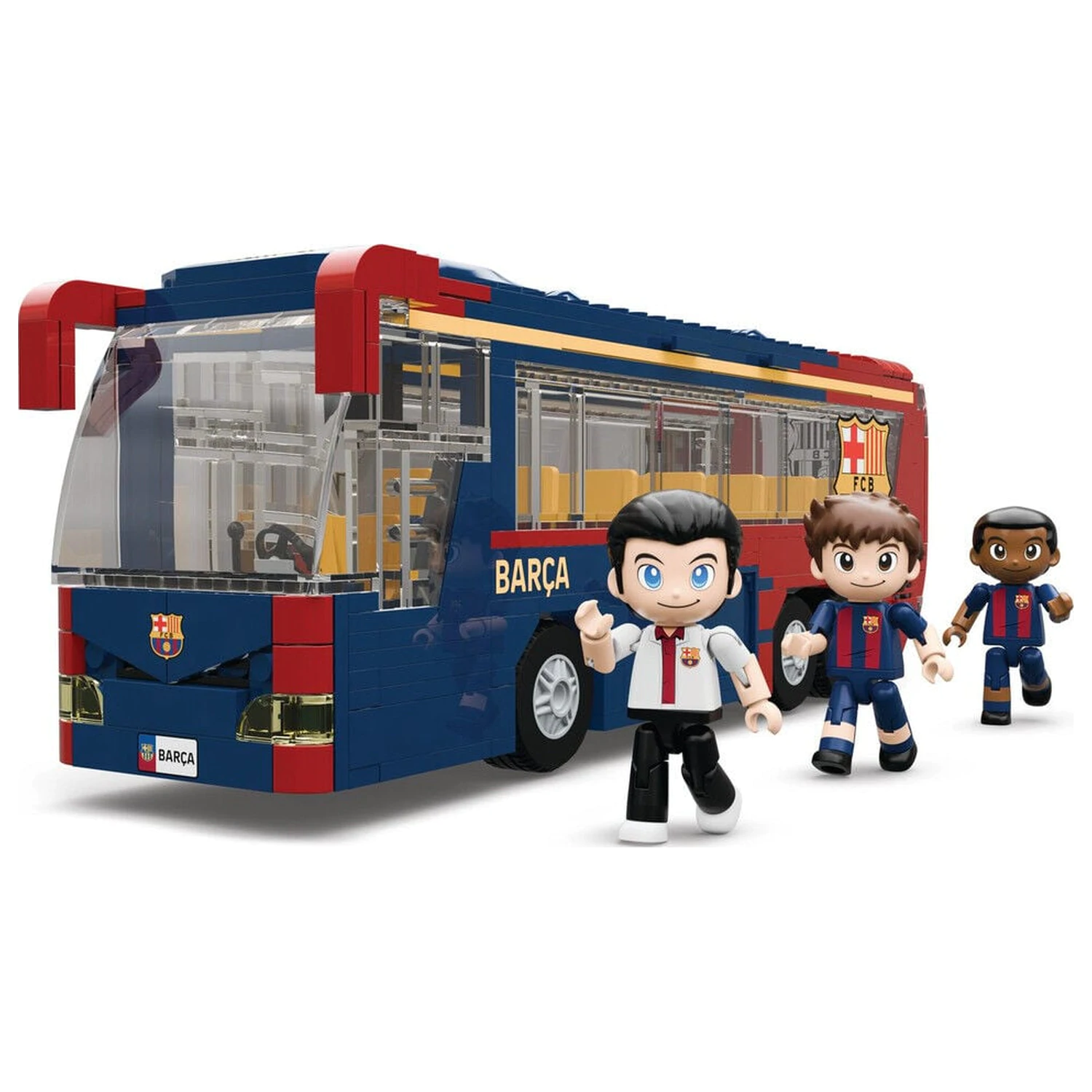 FC Barcelona sada autobusu s figurkami 488 dílků fotografii produktu