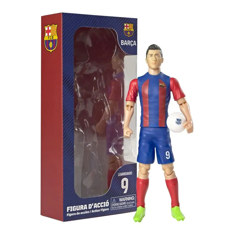 FC Barcelona Lewandowki Akční figurka 20 cm fotografii produktu