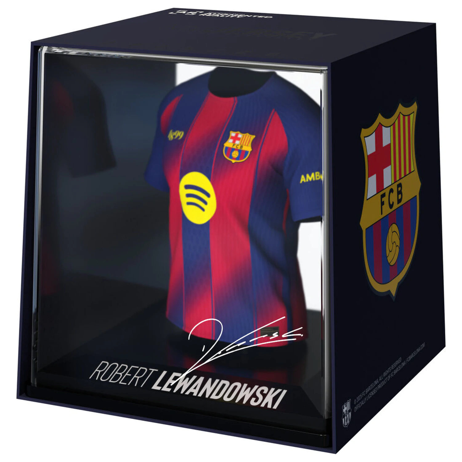FC Barcelona Lewandowski mini tričko figurka fotografii produktu