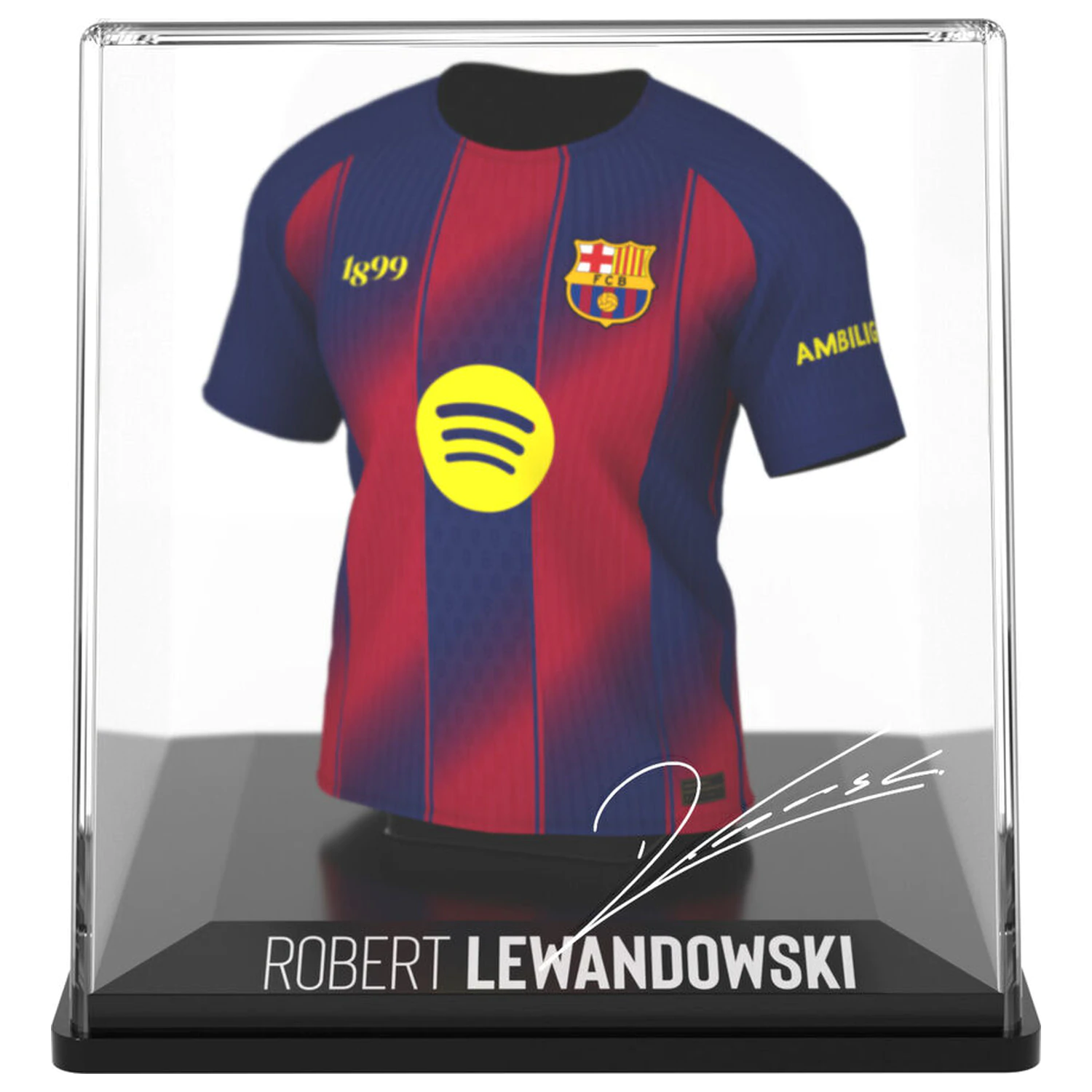 FC Barcelona Lewandowski mini tričko figurka fotografii produktu