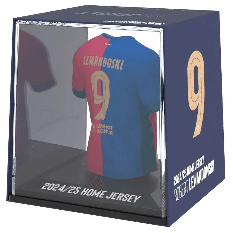FC Barcelona Lewandowski mini figurka trička fotografii produktu