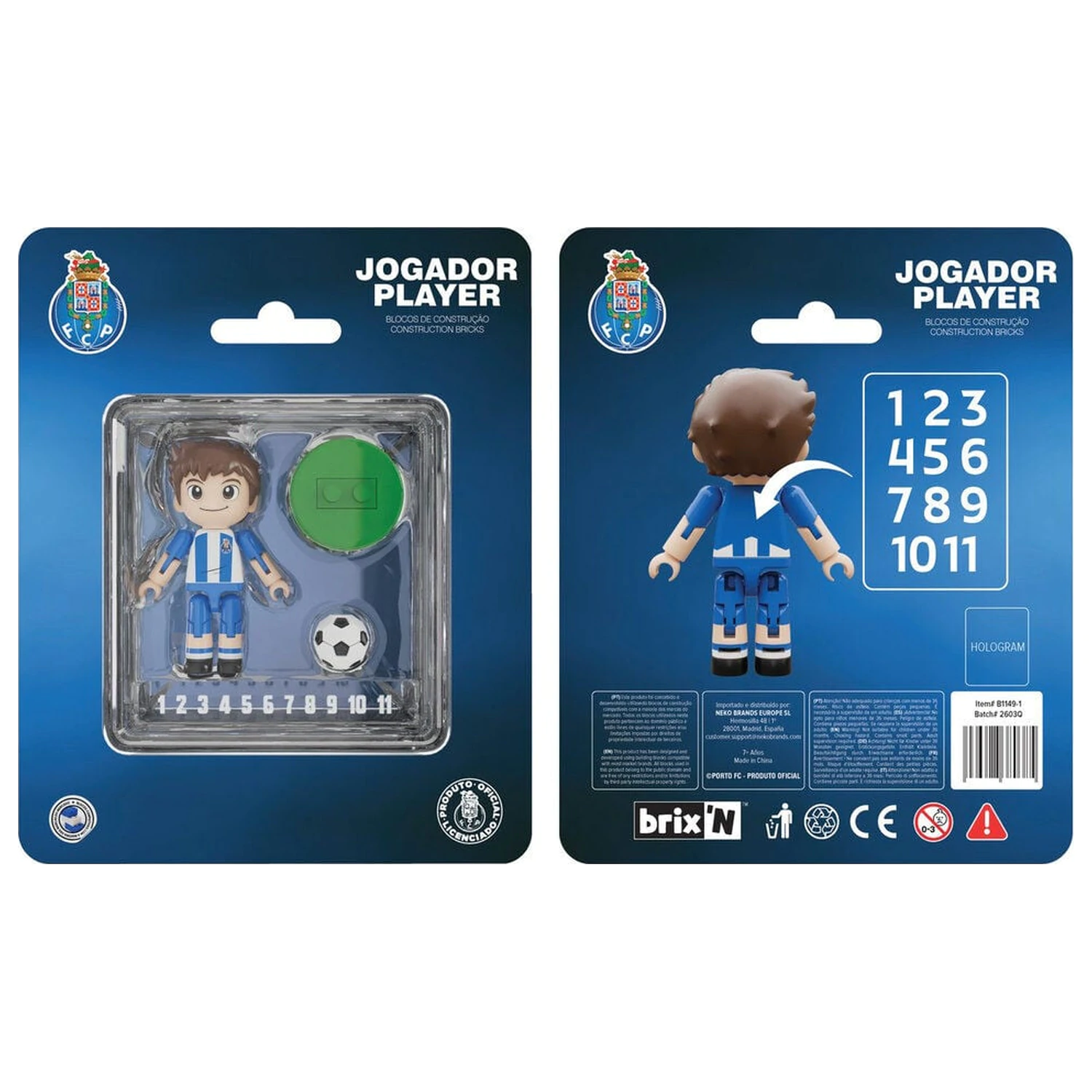 FC Porto figurka hráče 4cm fotografii produktu