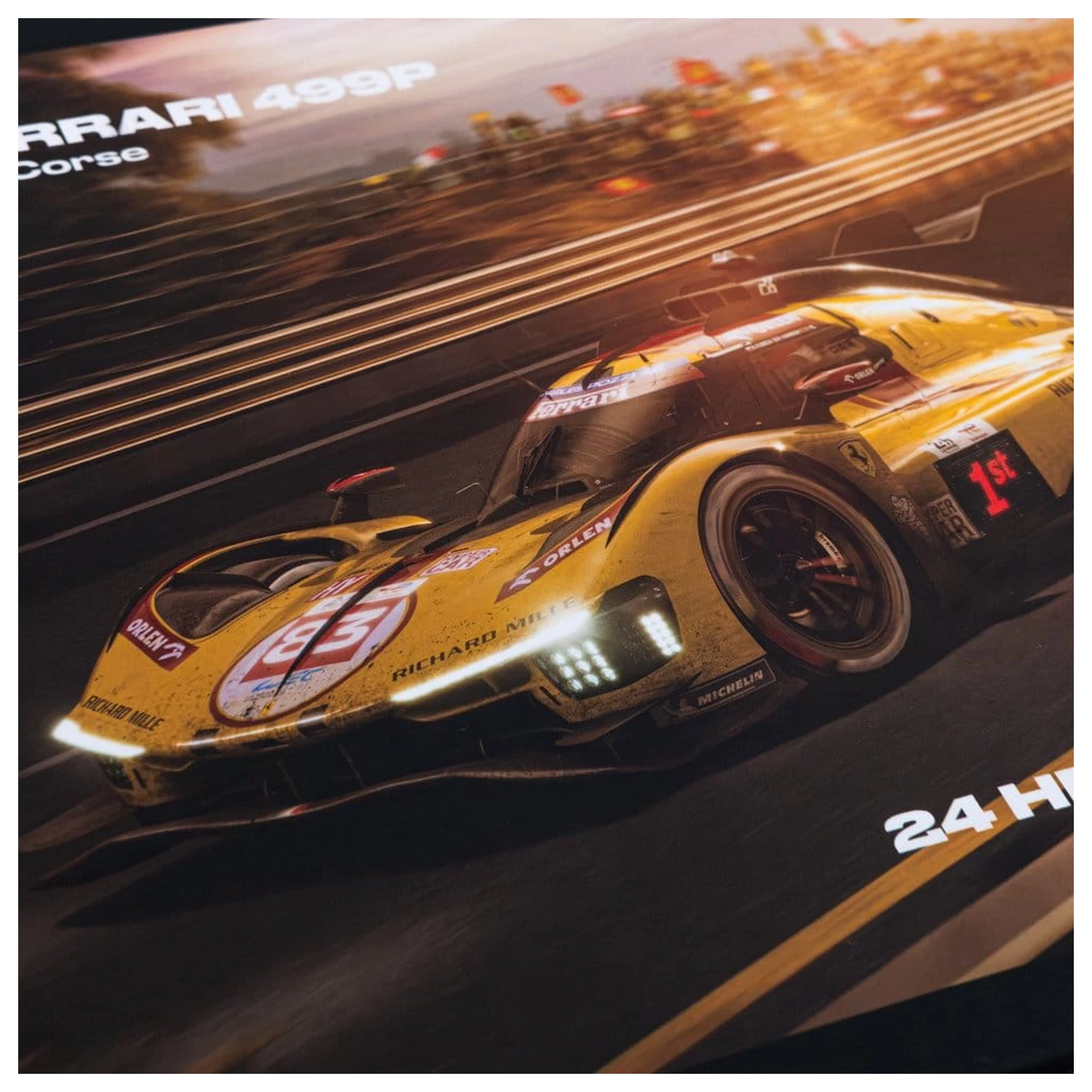 Ferrari AF Corse Puzzle 499P 24 Heures du Mans 2025 Vítěz (1000 kusů) 48 x 68 cm fotografii produktu