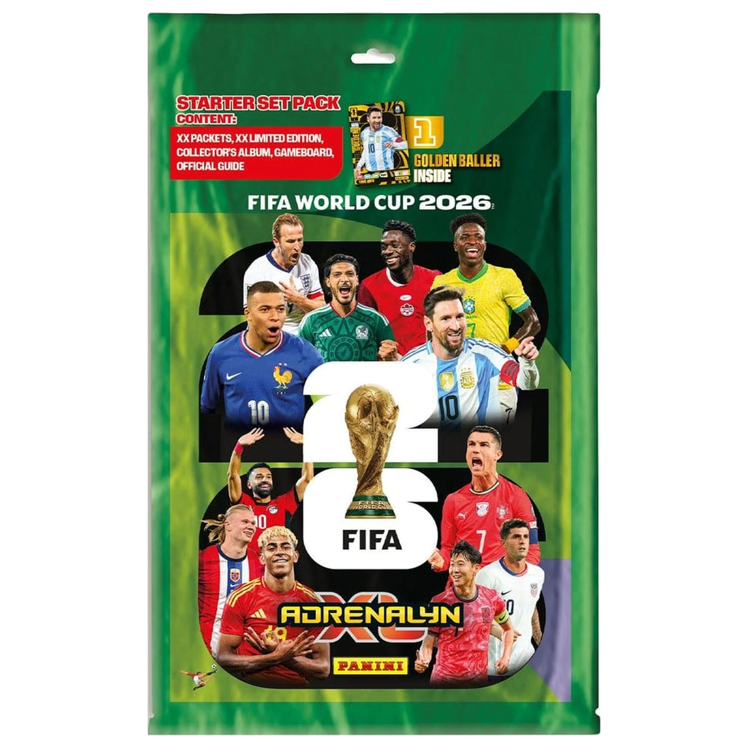 FIFA World Cup 2026 Adrenalyn XL Sběratelské karty Starter Pack *Německá verze* fotografii produktu