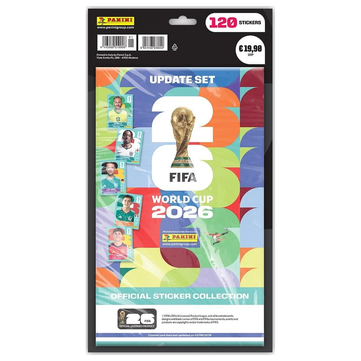 FIFA World Cup 2026 Sticker Collection Aktualizační sada fotografii produktu