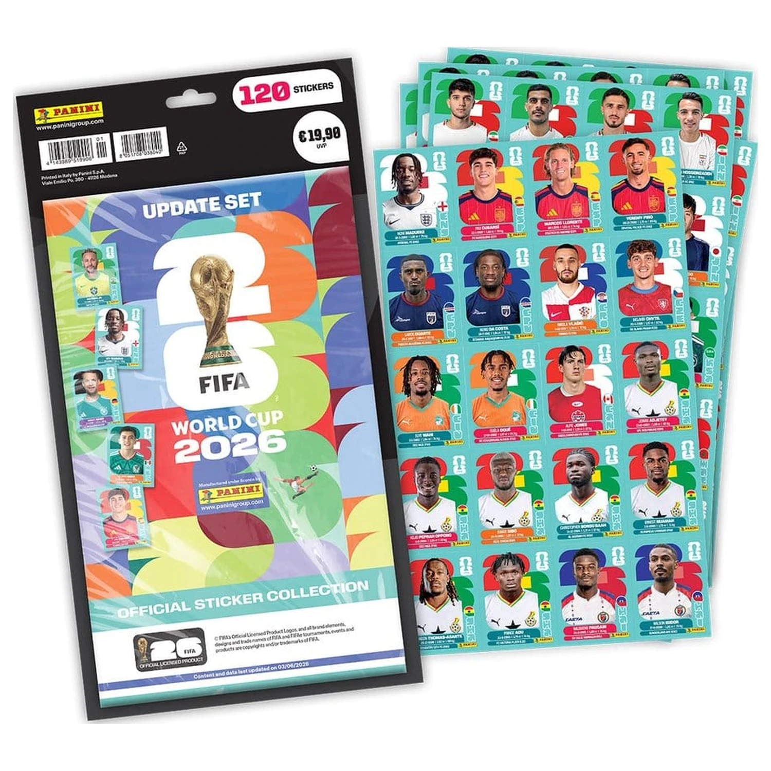 FIFA World Cup 2026 Sticker Collection Aktualizační sada fotografii produktu