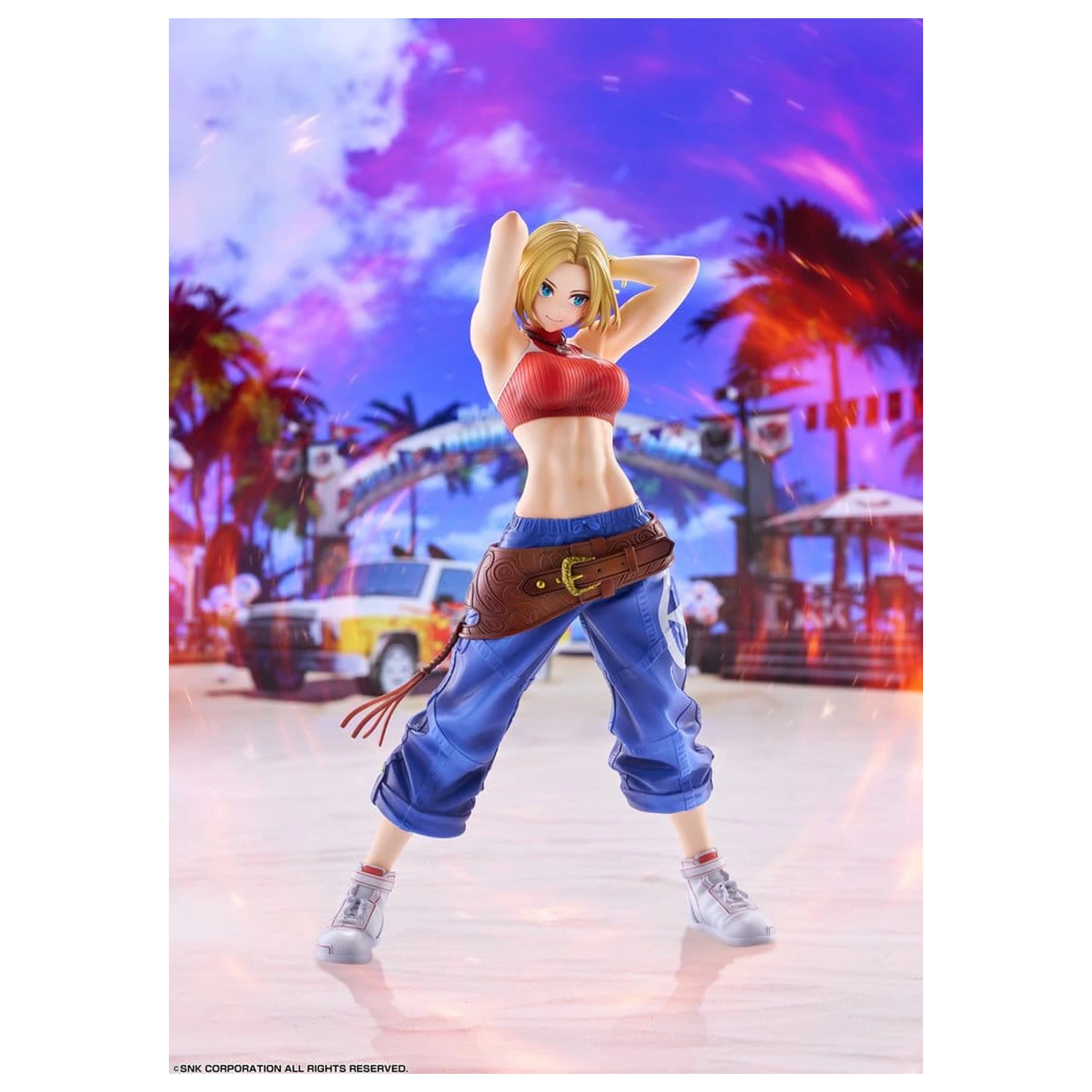 Fighting Girls Collection The King of Fighters XV PVC Figurka 1/7 Blue Mary AmiAmi Limited Edition 26 cm fotografii produktu
