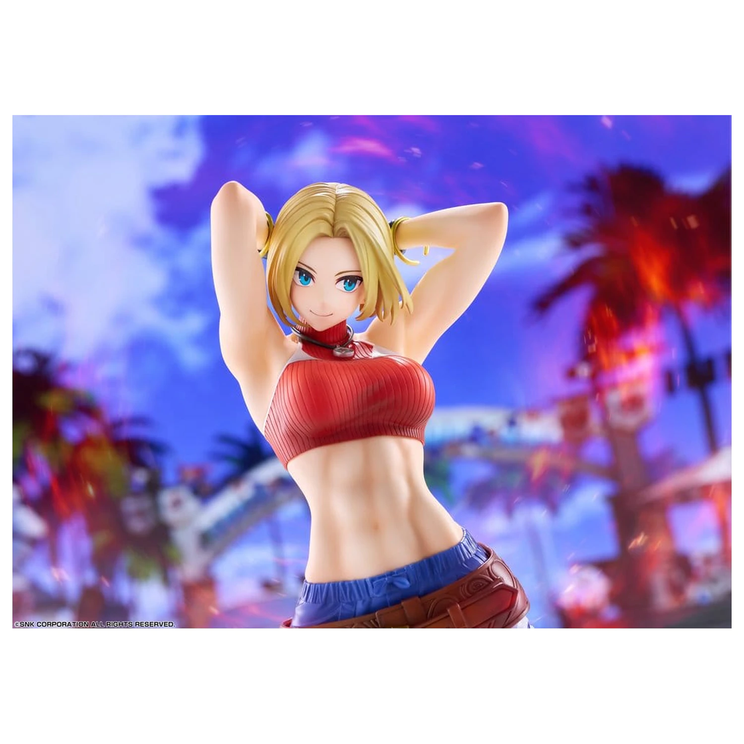 Fighting Girls Collection The King of Fighters XV PVC Figurka 1/7 Blue Mary AmiAmi Limited Edition 26 cm fotografii produktu