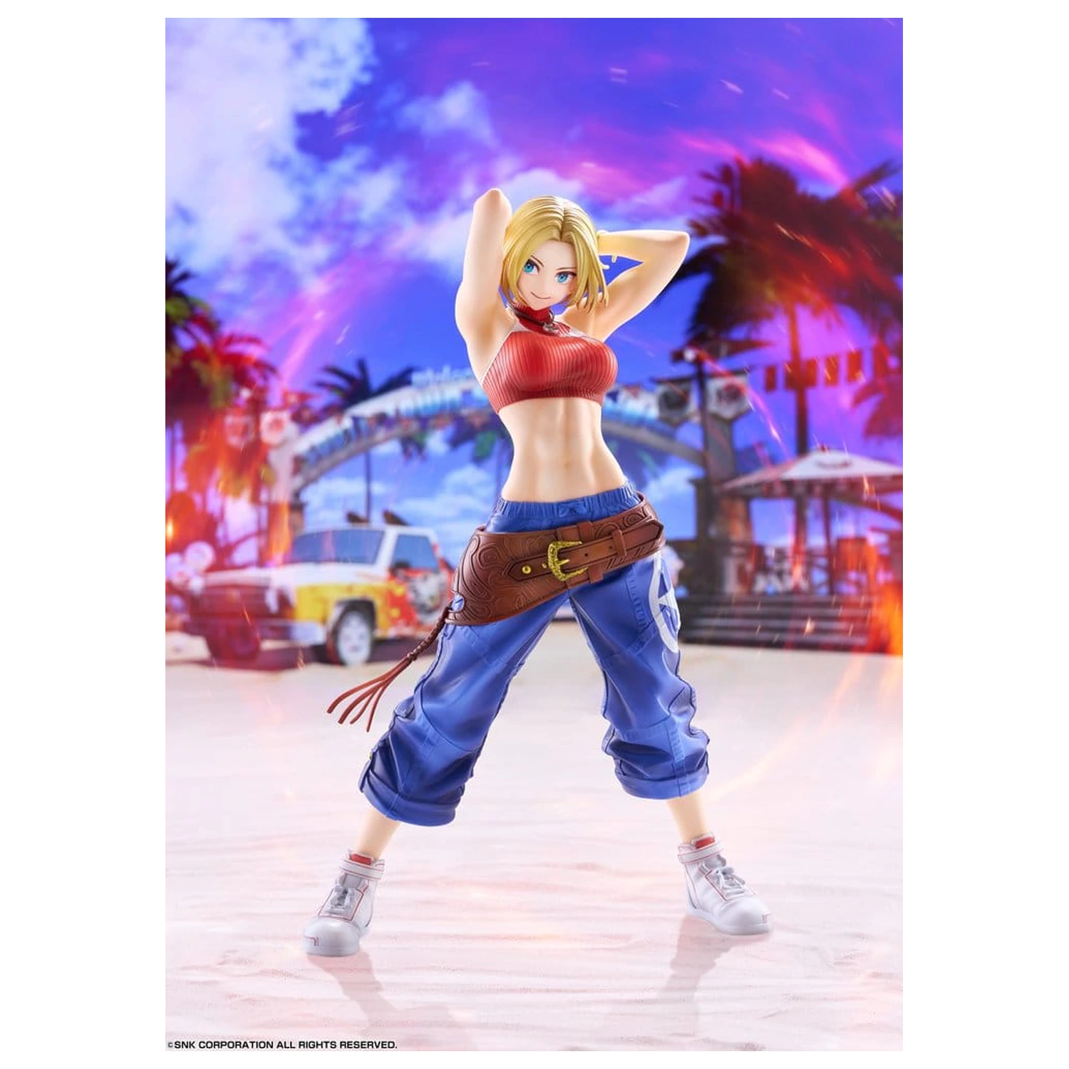 Fighting Girls Collection The King of Fighters XV PVC Figurka 1/7 Blue Mary AmiAmi Limited Edition 26 cm fotografii produktu