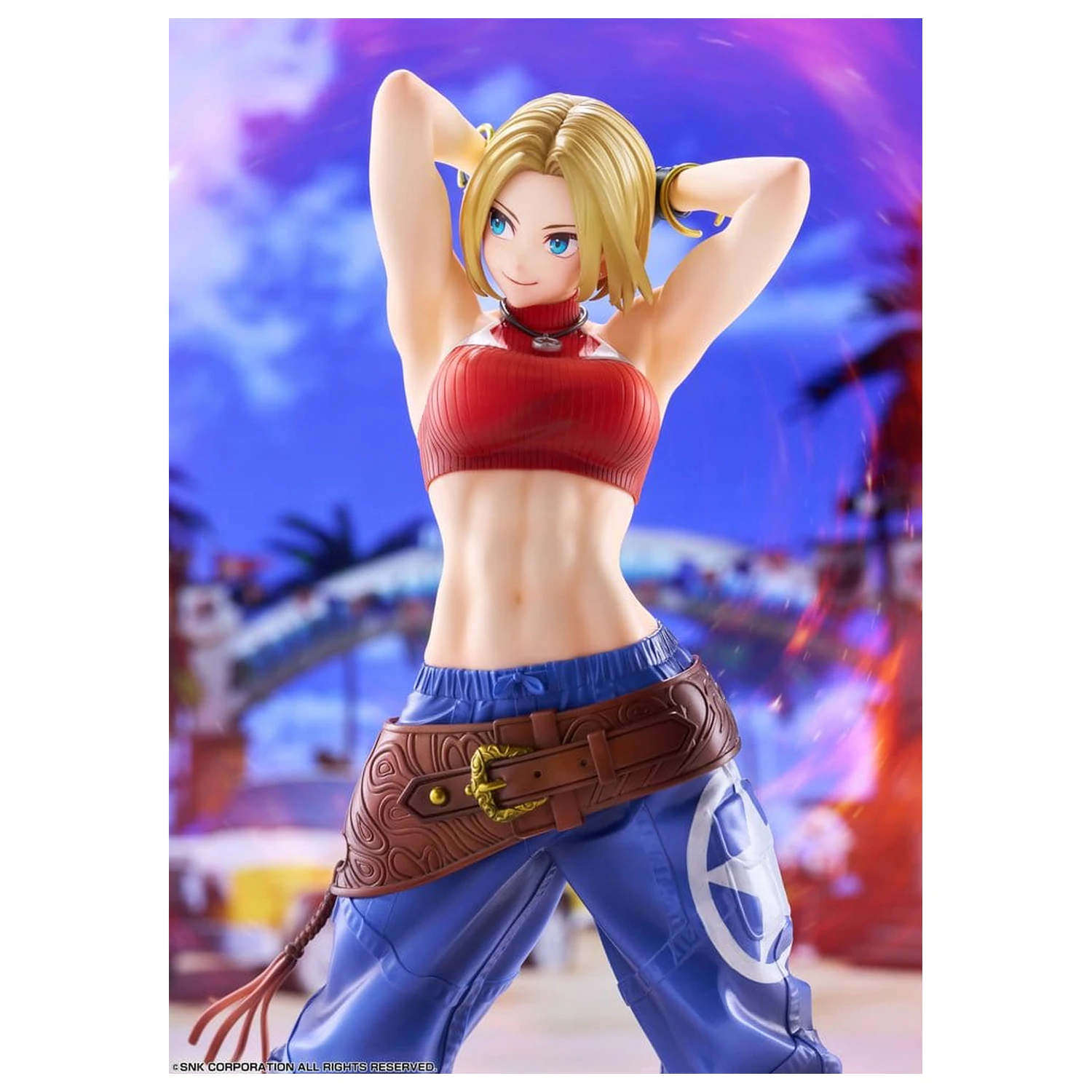 Fighting Girls Collection The King of Fighters XV PVC Figurka 1/7 Blue Mary AmiAmi Limited Edition 26 cm fotografii produktu