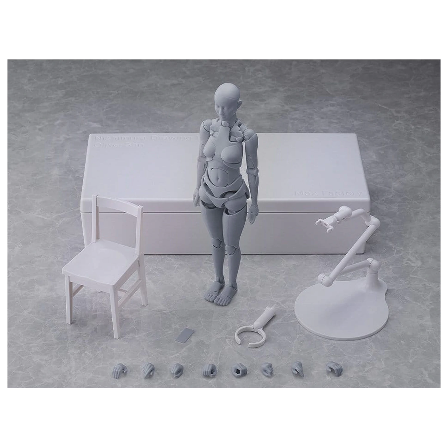 Figma Akční figurka Nishimura Style Drawing Doll Olive Gray 21 cm fotografii produktu