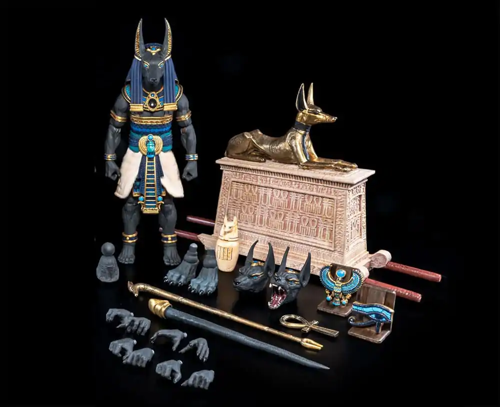 Akční figurka Figura Obscura Anubis Černá a Modrá fotografii produktu