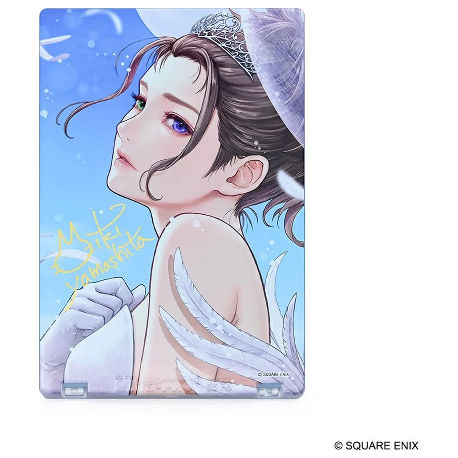 Final Fantasy One Touch Edge Magnetic Card Holder Special Edition Yuna Wedding Dress fotografii produktu