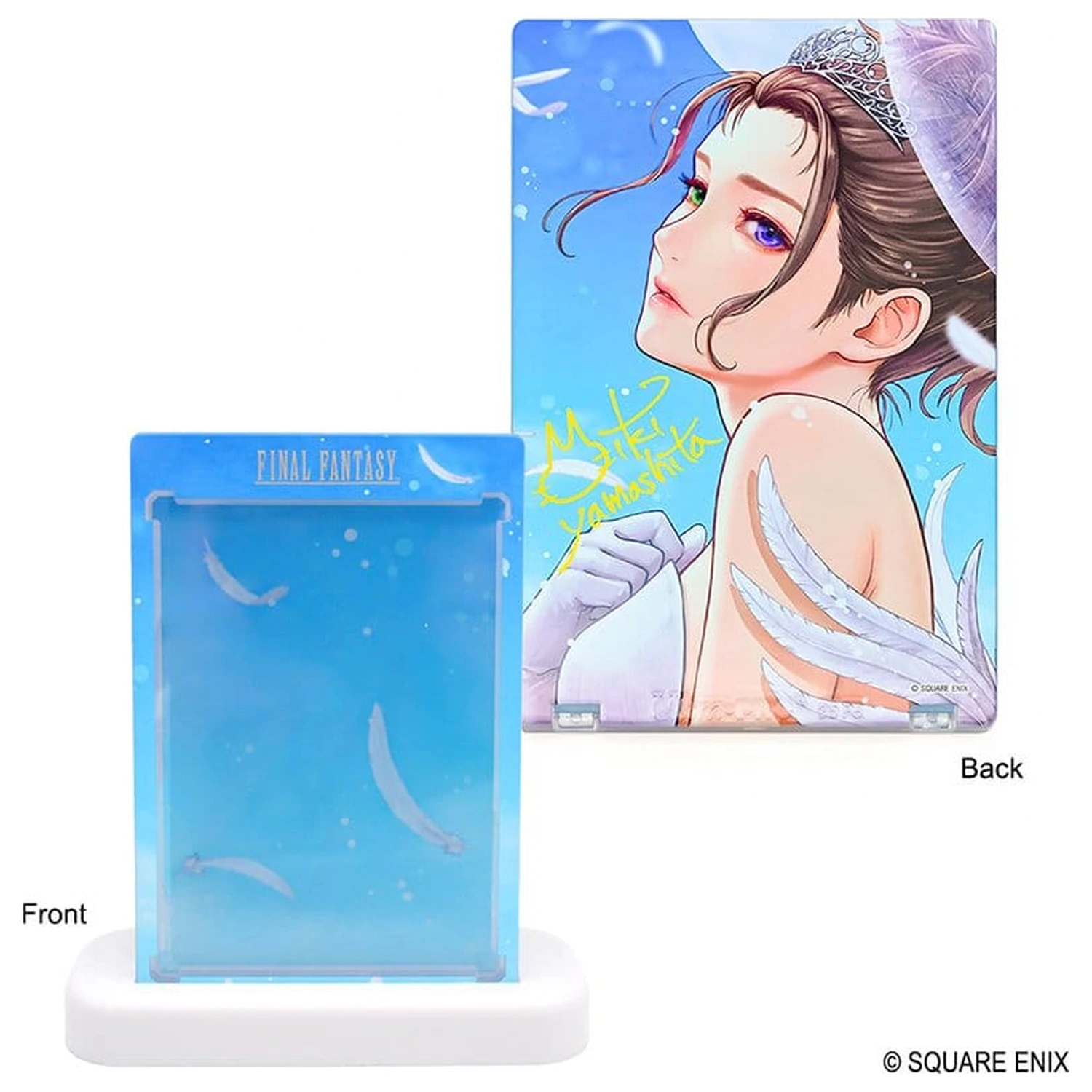 Final Fantasy One Touch Edge Magnetic Card Holder Special Edition Yuna Wedding Dress fotografii produktu