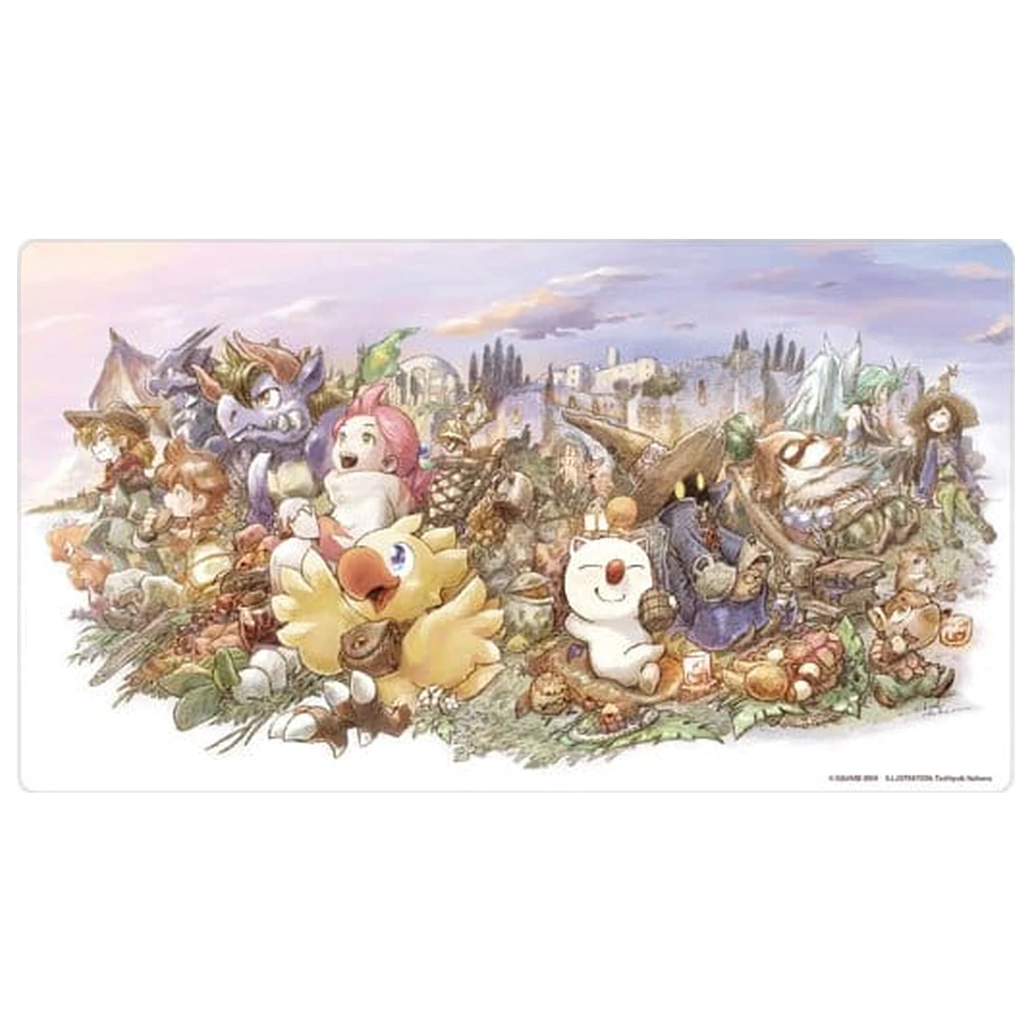 Final Fantasy podložka na hraní Chocobo & Friends 61 x 34 cm fotografii produktu