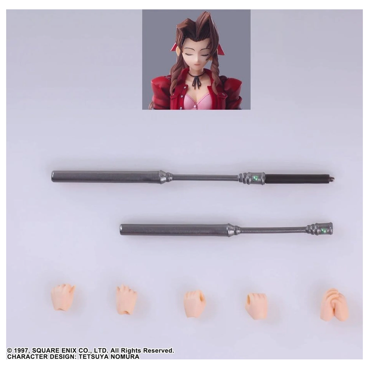 Final Fantasy VII Bring Arts Akční figurka Aerith Gainsborough Digital Plus Edition 14 cm fotografii produktu