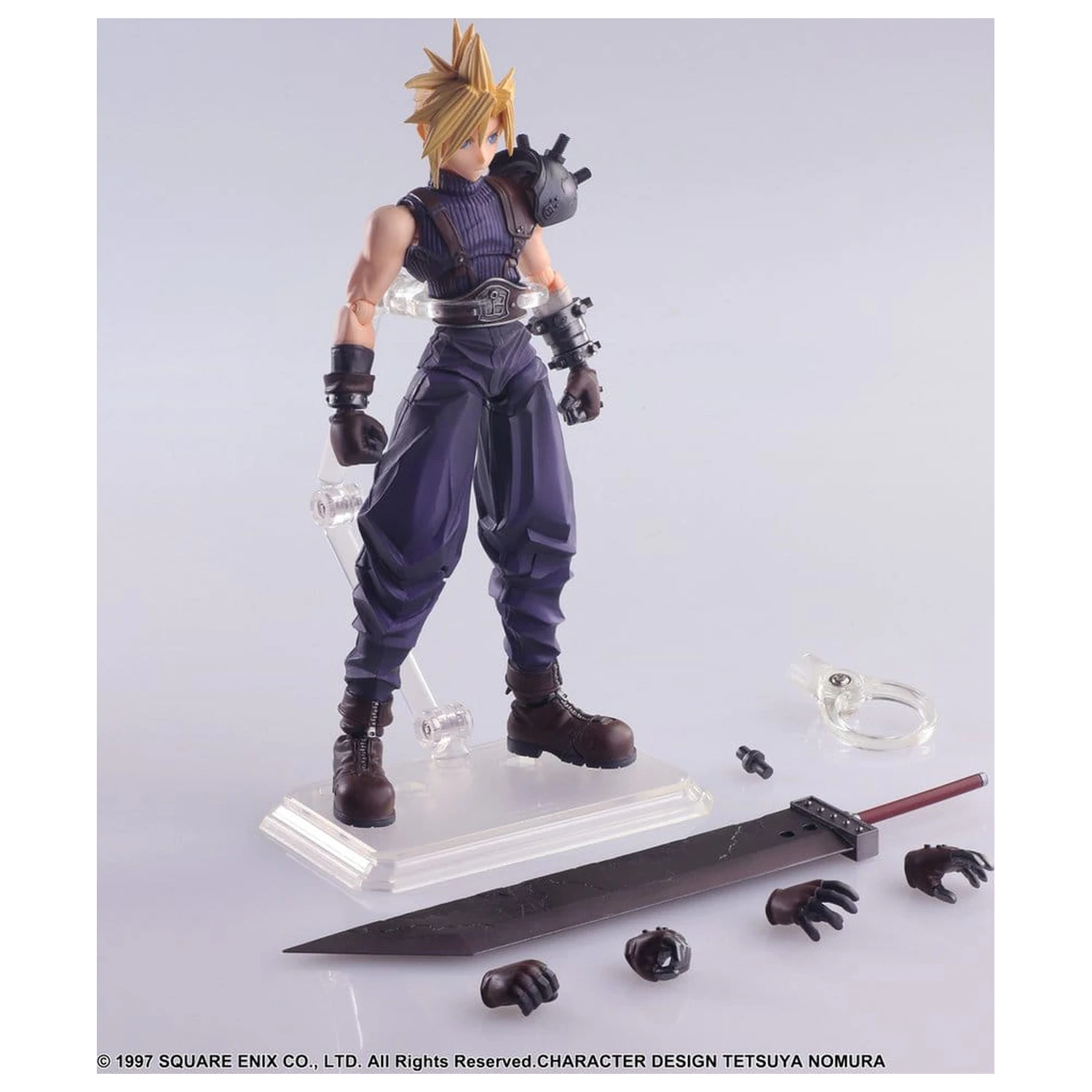 Final Fantasy VII Bring Arts akční figurka Cloud Strife Digital Plus Edition 15 cm fotografii produktu