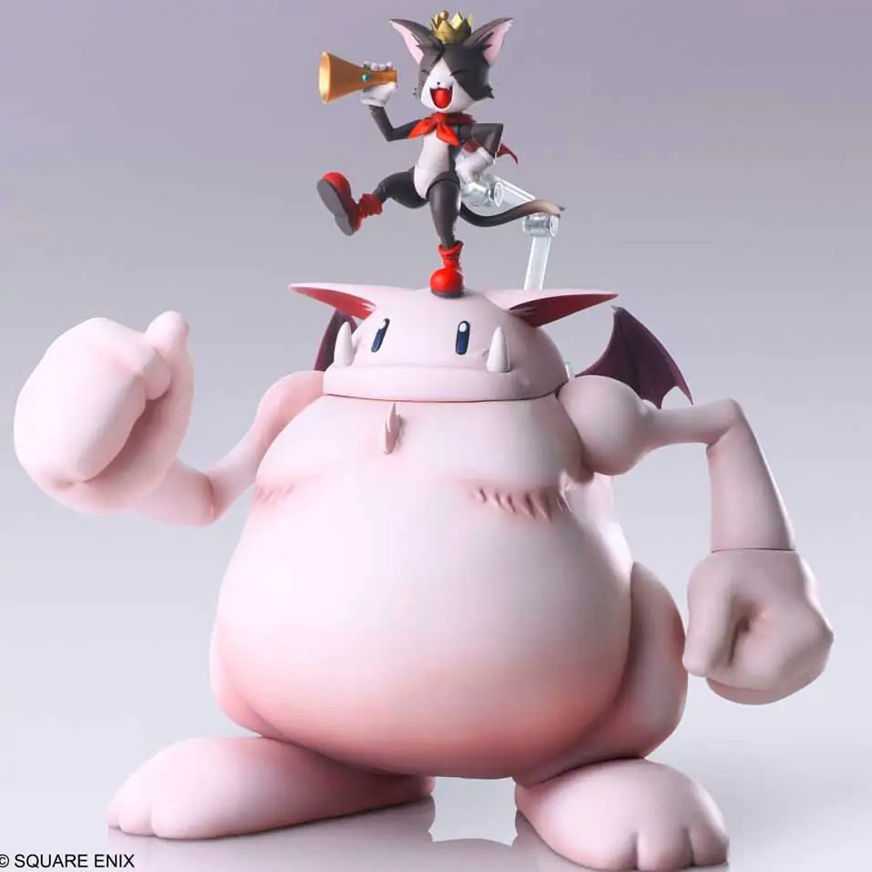 Final Fantasy VII Bring Cait Sith a Tlustý Moogle 15 cm fotografii produktu