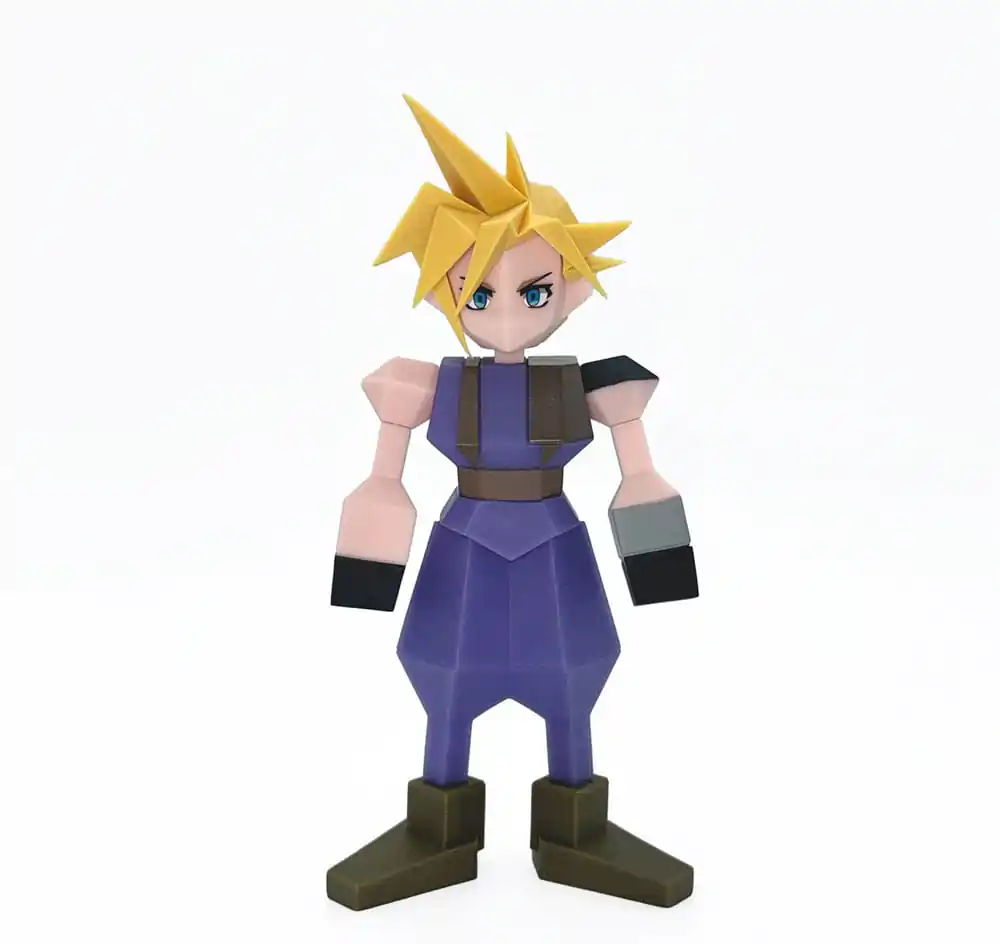 Final Fantasy VII Polygon Vinyl Figure Cloud Strife 15 cm vysoká figurka fotografii produktu