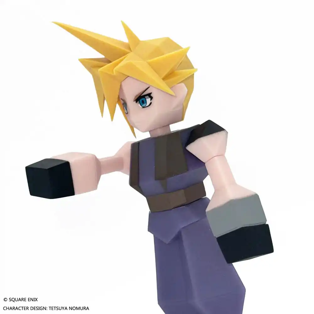 Final Fantasy VII Polygon Vinyl Figure Cloud Strife 15 cm vysoká figurka fotografii produktu