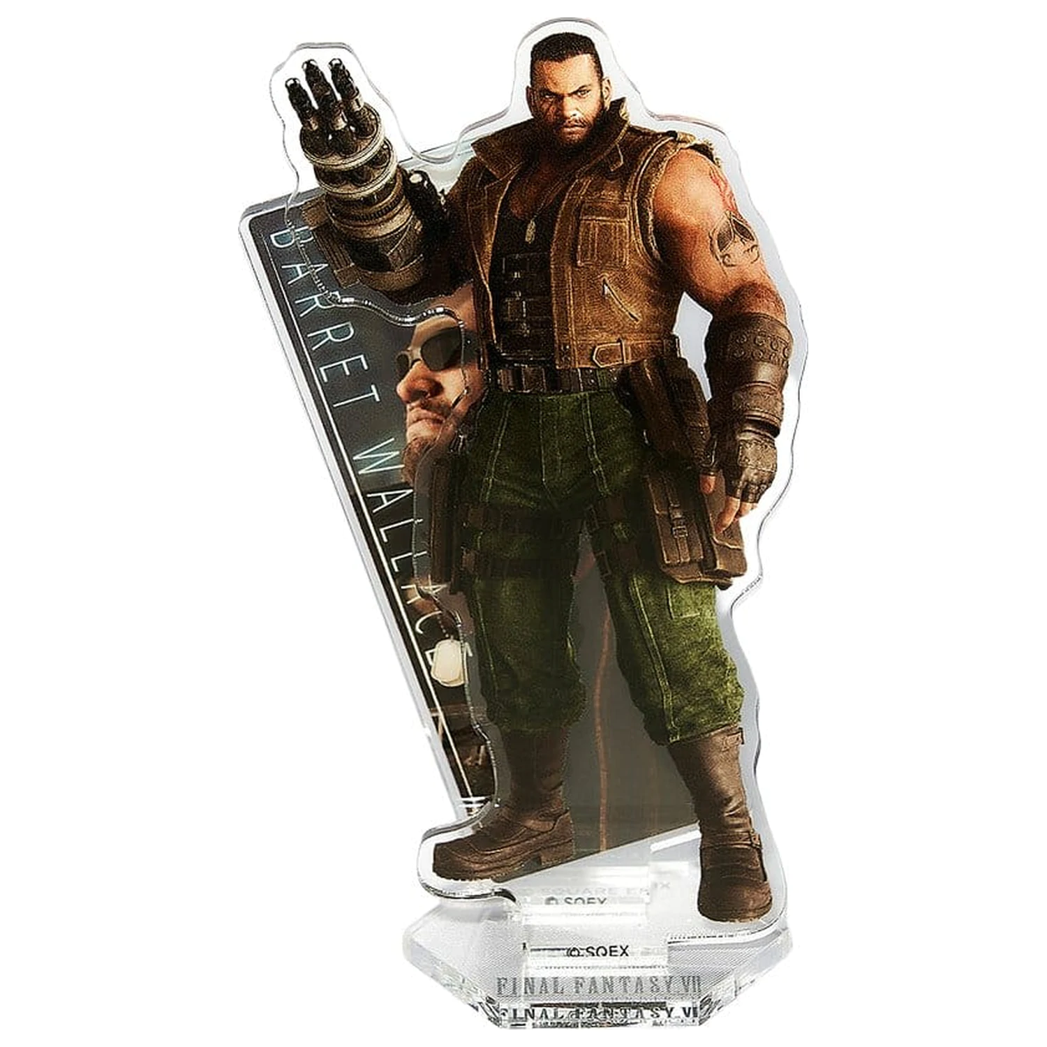 Final Fantasy VII Rebirth Akrylový stojánek Barret Wallace 10 cm fotografii produktu