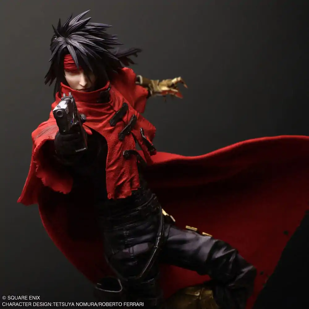 Final Fantasy VII Rebirth Play Arts Kai Akční figurka Vincent Valentine 28 cm fotografii produktu