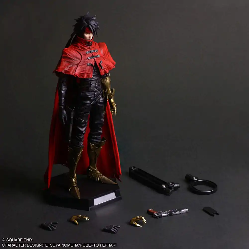 Final Fantasy VII Rebirth Play Arts Kai Akční figurka Vincent Valentine 28 cm fotografii produktu