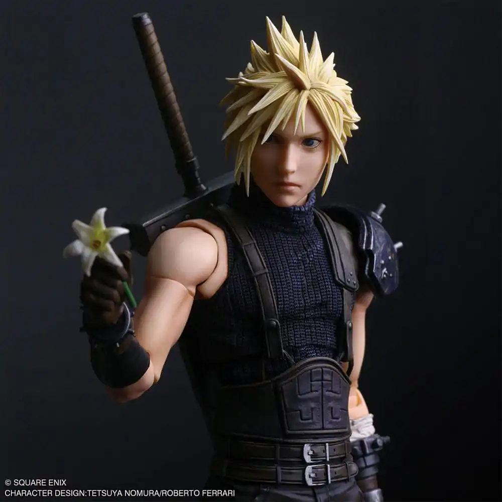Final Fantasy VII Rebirth Play Arts Shin akční figurka Cloud Strife 27 cm fotografii produktu