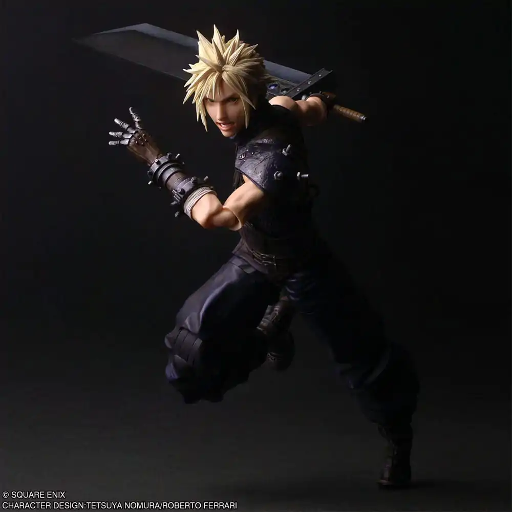 Final Fantasy VII Rebirth Play Arts Shin akční figurka Cloud Strife 27 cm fotografii produktu