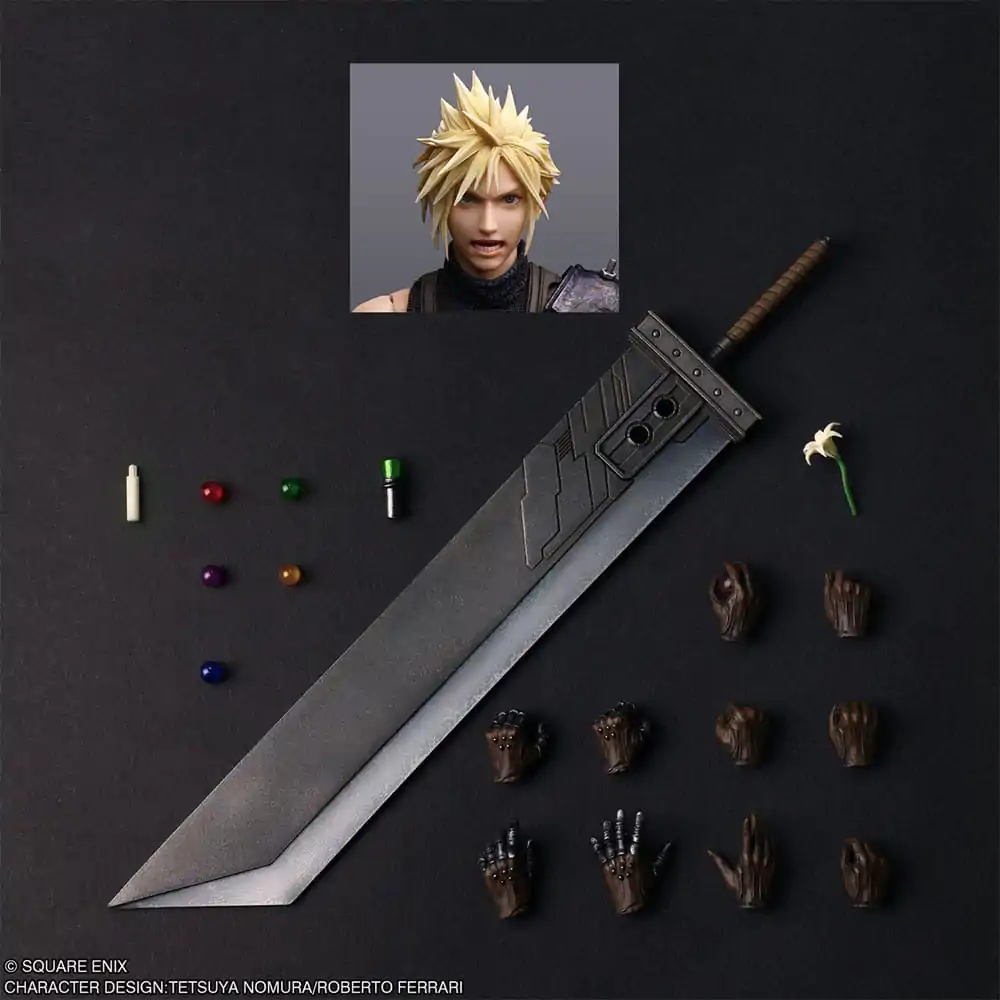Final Fantasy VII Rebirth Play Arts Shin akční figurka Cloud Strife 27 cm fotografii produktu