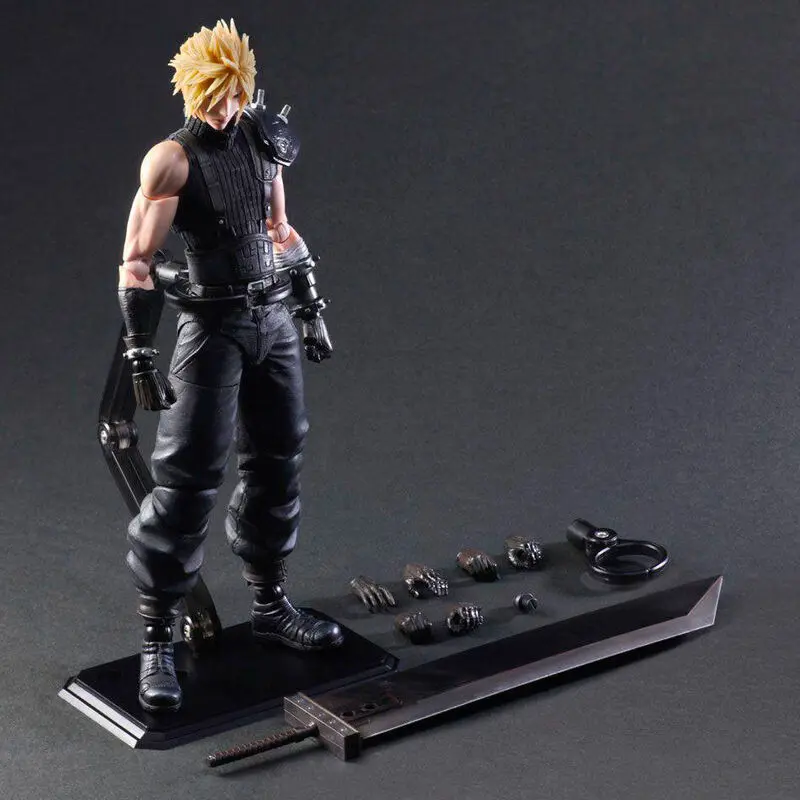 Akční figurka Final Fantasy VII Remake Play Arts Kai Cloud Strife Ver. 2 27 cm fotografii produktu