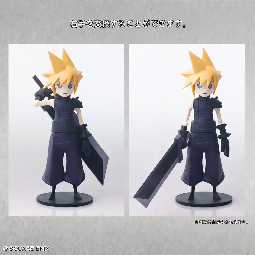 Final Fantasy VII Remake Static Arts Mini Statuette Cloud Strife 15 cm fotografii produktu