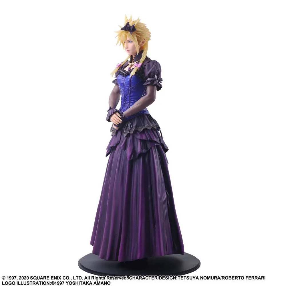 Final Fantasy VII Remake Static Arts Gallery soška Cloud Strife Dress Ver. 28 cm fotografii produktu